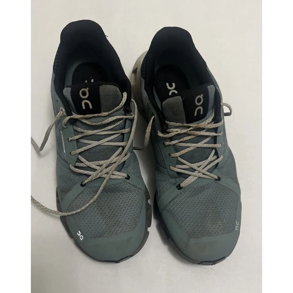 ON Cloud Shoes, Womens Size Blue White Cloudtec Road Running Trainer Lace Up 8 W